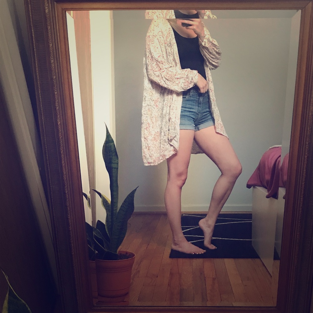 Boho cardigan coverup